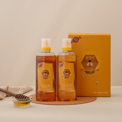 꿀쟁이 2kg 아카시아1kg+야생화1kg